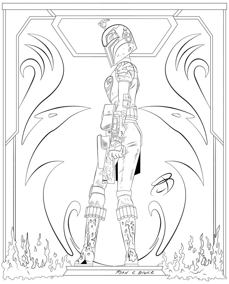 803x996 Coloring Pages Sabine Wren By Rcbrock