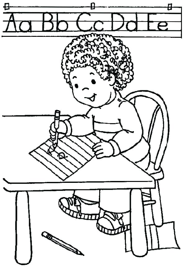 Writing Coloring Pages at GetColorings.com | Free printable colorings ...