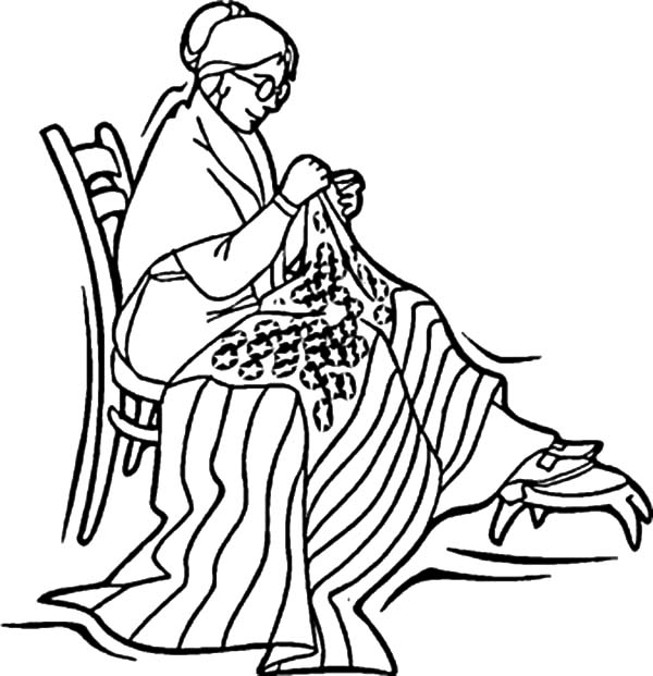 600x621 Betsy Ross Sewed American Flag For Independence Day Coloring Pages
