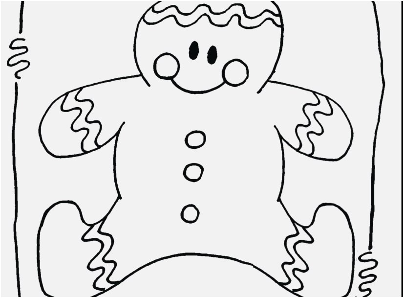 827x609 Gingerbread Coloring Pages Graphic New Coloring Ginger Bread Man
