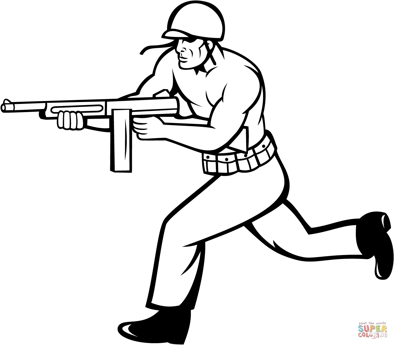 1300x1139 Monumental Ww2 Coloring Pages Soldiers Soldier