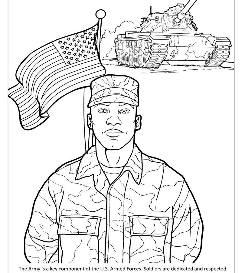 800x900 Veterans Day Coloring Page Printable Armed Forces Pages For Adults