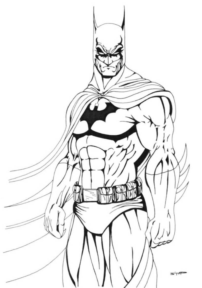820x1170 Batman Coloring Pages Printable Free Pictures To Colour General