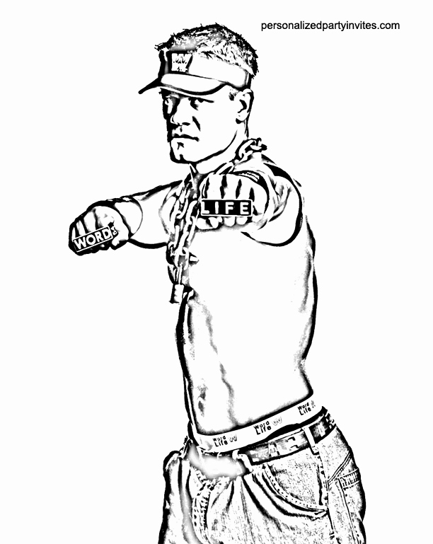 Wwe Belt Coloring Pages