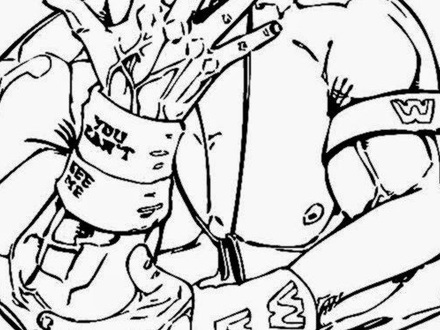 Wwe Championship Coloring Pages