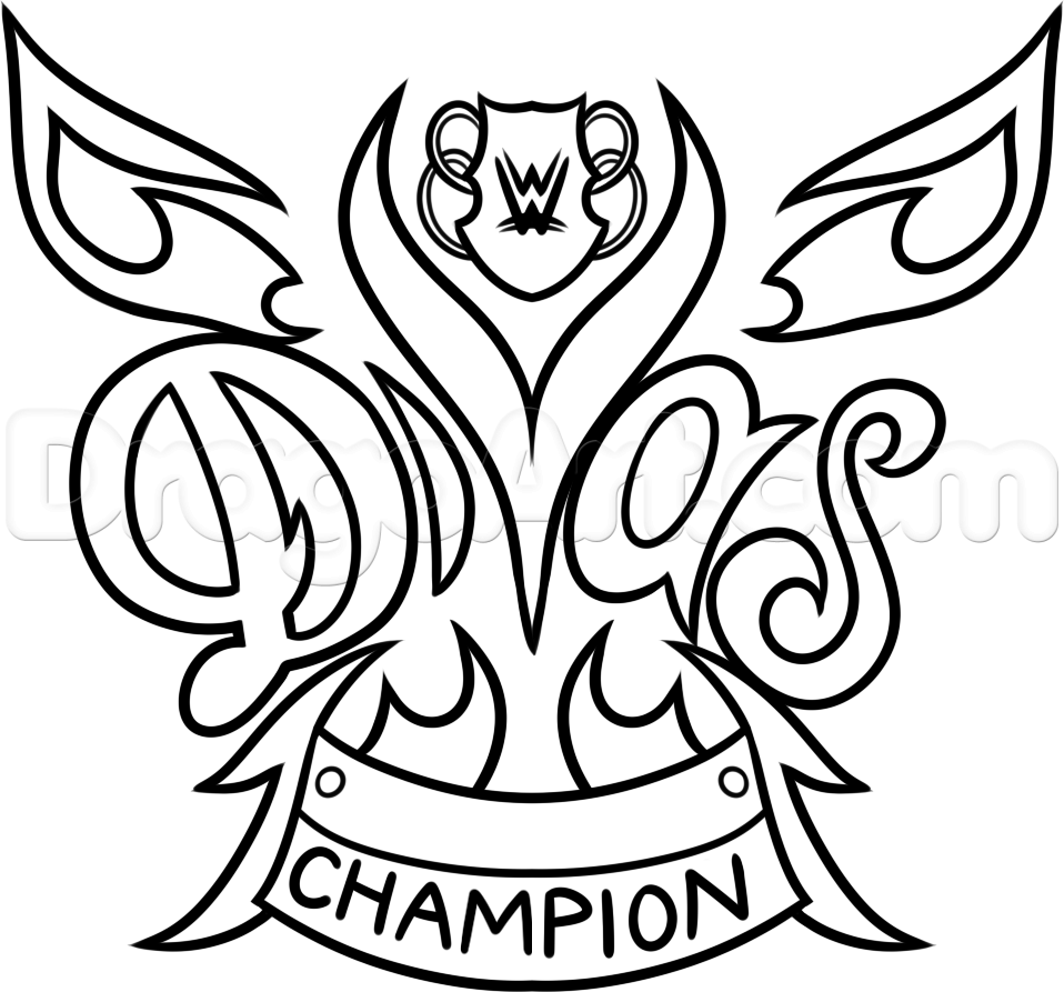 Champion Symbol Wwe Coloring Pages 958x893 Champion Symbol Wwe Coloring Pages
