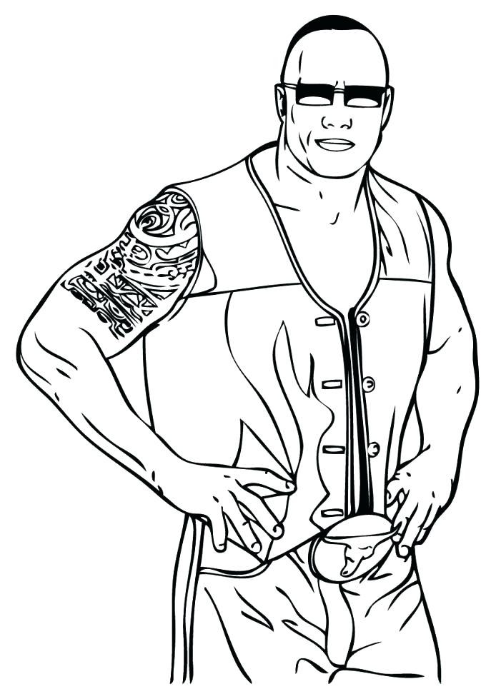 Wwe Coloring Pages