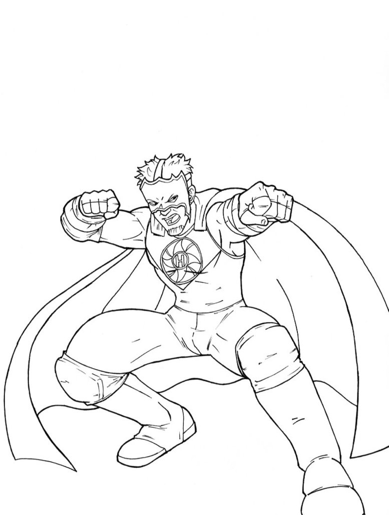 777x1028 Free Printable Wwe Coloring Pages For Kids