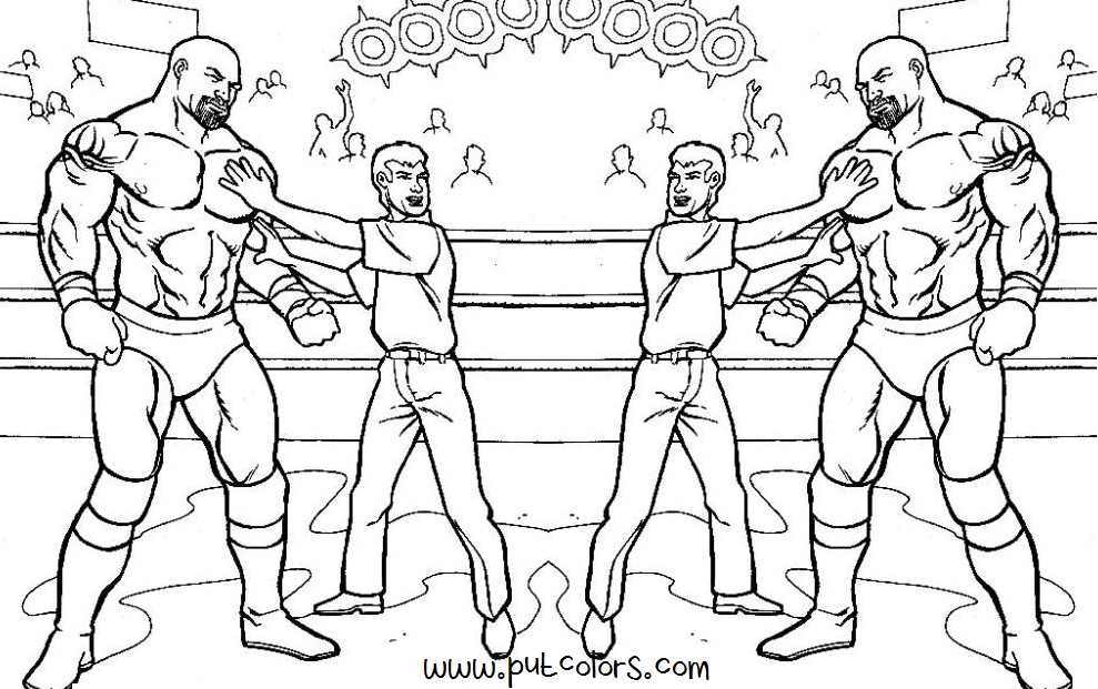Wwe Coloring Book 989x621 Wwe Coloring Book