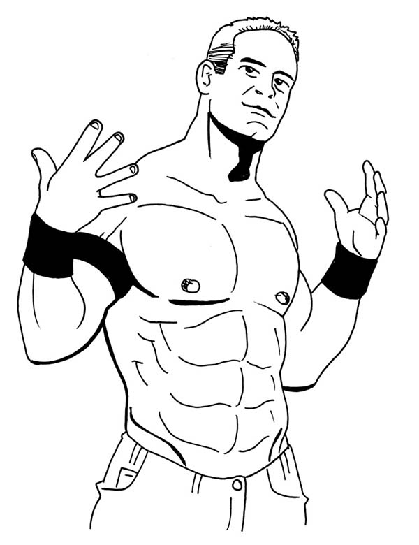 Wwe Coloring Pages John Cena