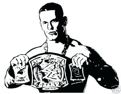 John Coloring Pages Coloring Pages John Wwe John Cena Colouring 400x311 John Coloring Pages Coloring Pages John Wwe John Cena Colouring