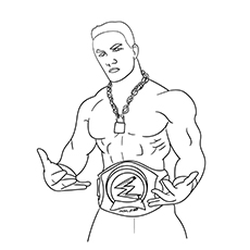 Wwe Coloring Pages John Cena at GetColorings.com | Free printable ...