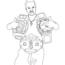 Wrestler John Cena Coloring Pages 220x220 Wrestler John Cena Coloring Pages