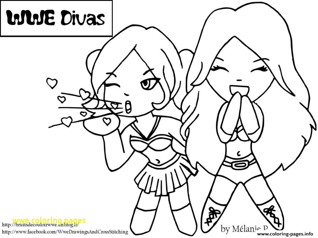 1024x768 Wwe Coloring Pages With Magnificent Wwe Divas Bella Twins Coloring