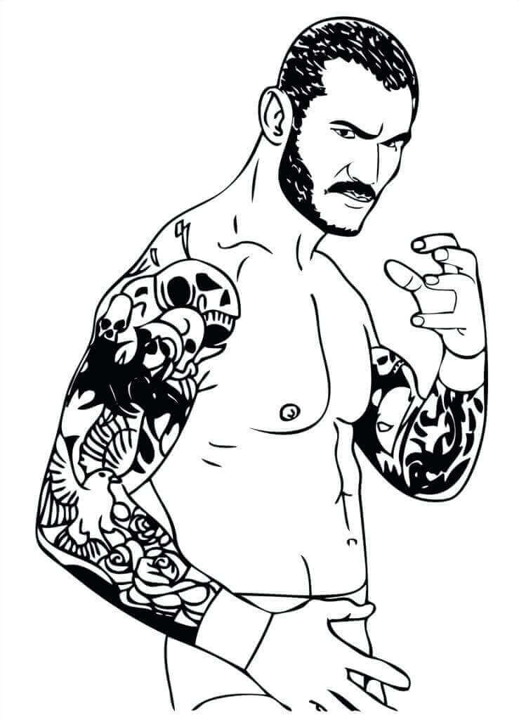739x1024 Free Printable World Wrestling Entertainment Or Wwe Coloring Pages