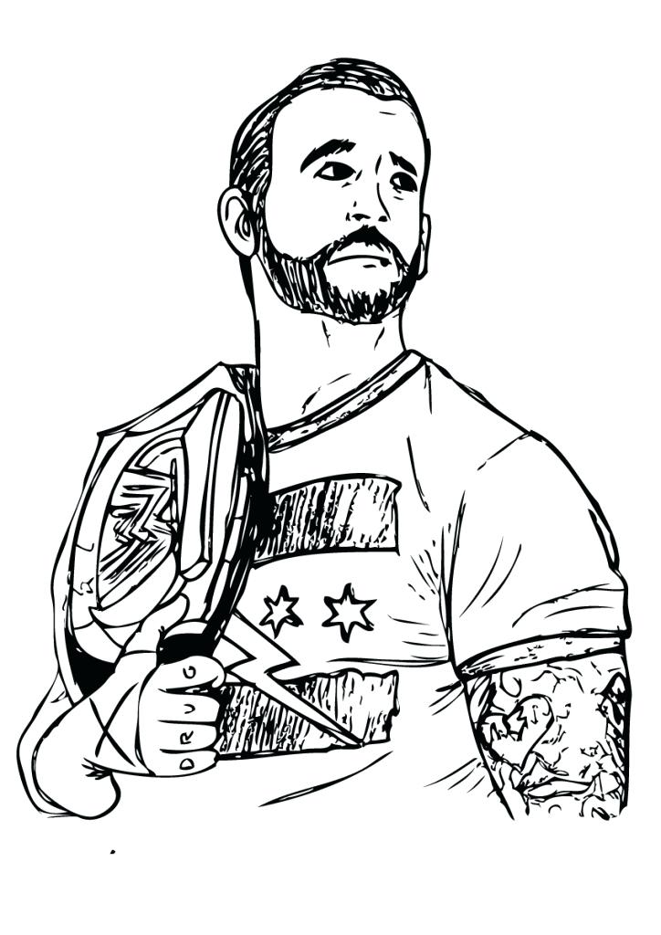 With Championship Belt World Wrestling Coloring Pages Printable 724x1024 With Championship Belt World Wrestling Coloring Pages Printable
