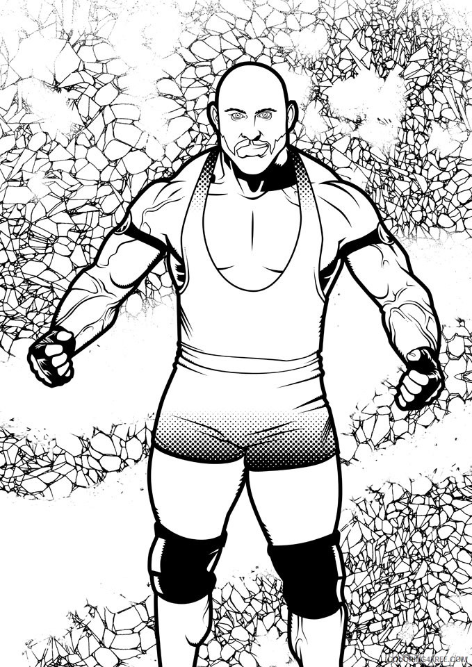 Wwe Coloring Pages Ryback Coloring4free 679x960 Wwe Coloring Pages Ryback Coloring4free