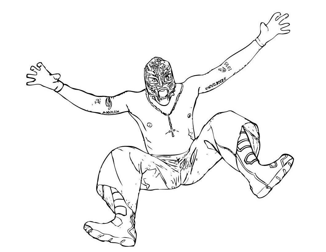 Wwe Wrestling Coloring Pages at GetColorings.com | Free printable