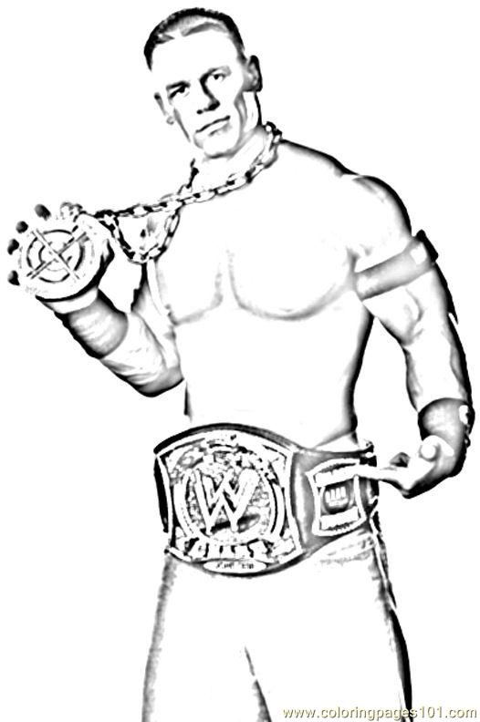 526x792 Wrestler Coloring Pages Wrestlers 03 Coloring Page Free Wrestling