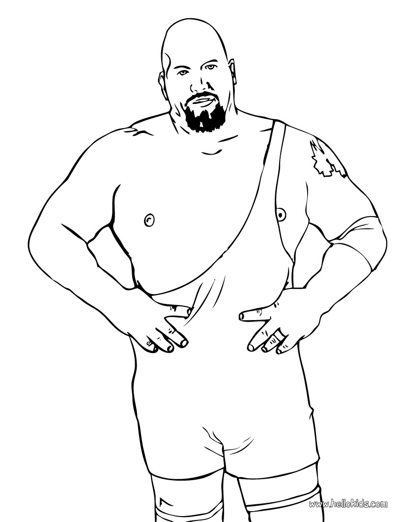 820x1060 Big Show Color And Print The Bog Show Coloring Page