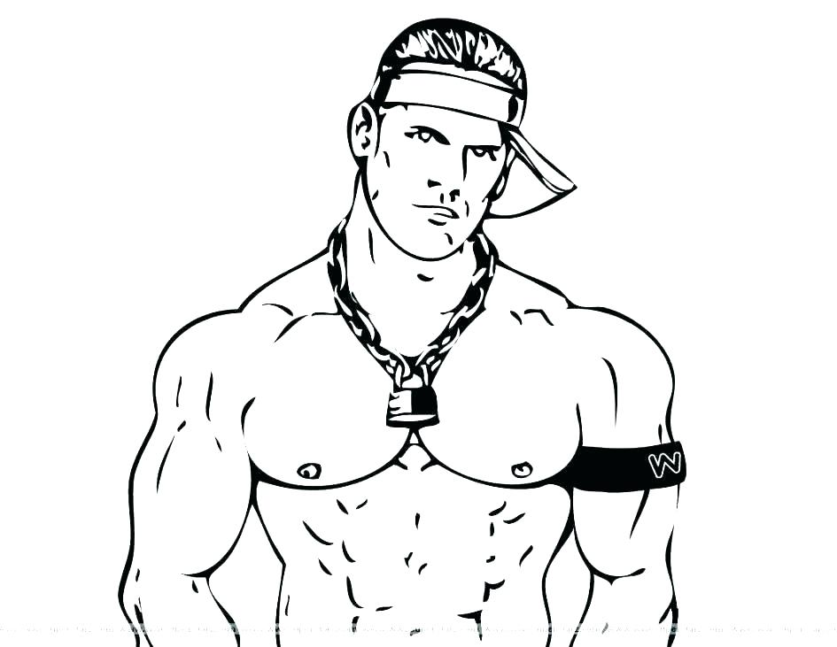 945x731 Wwe Coloring Pages