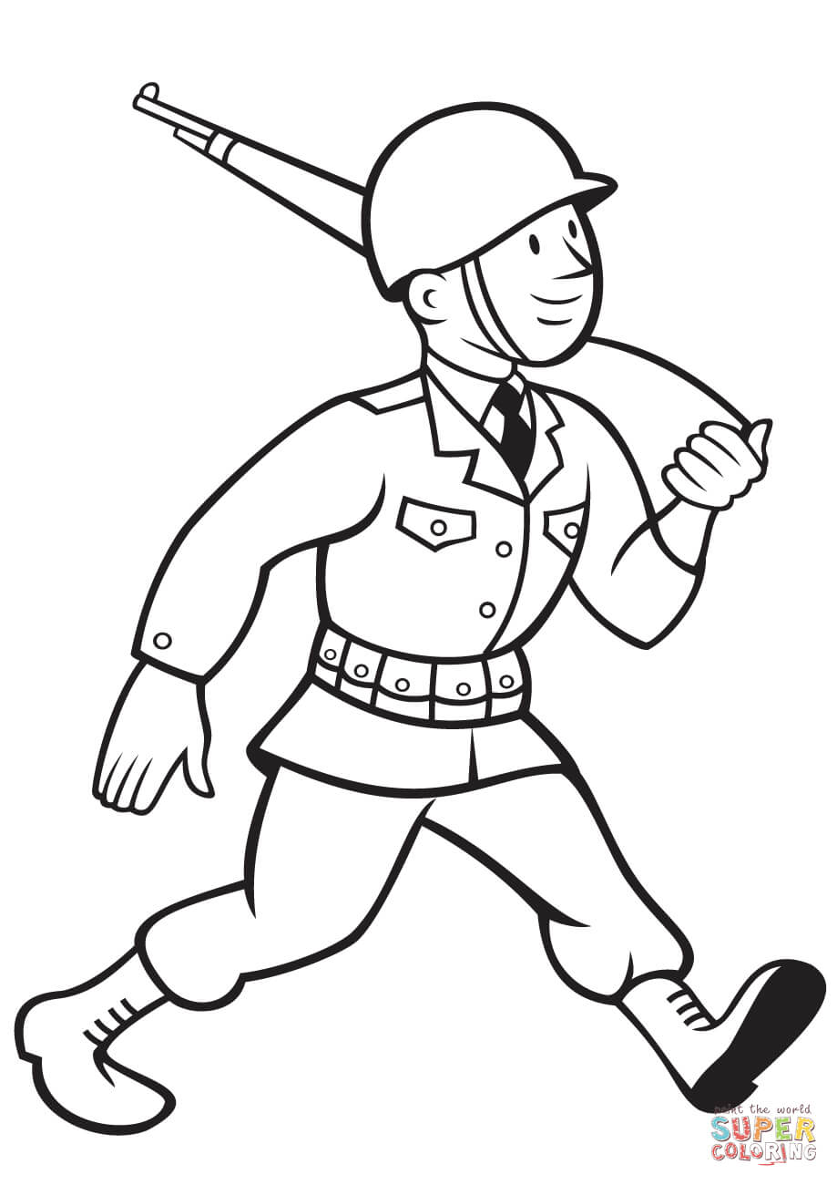 919x1300 Special Ww2 Coloring Pages Soldiers Edge Ww2