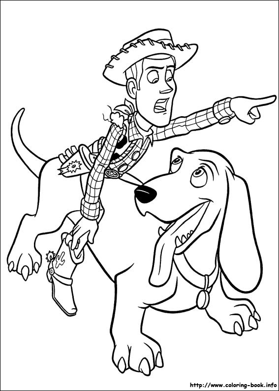 567x794 Toy Story Coloring Picture