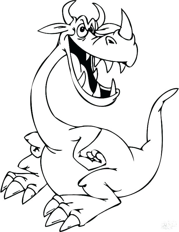 Free Coloring Pages Dragons 615x794 Free Coloring Pages Dragons