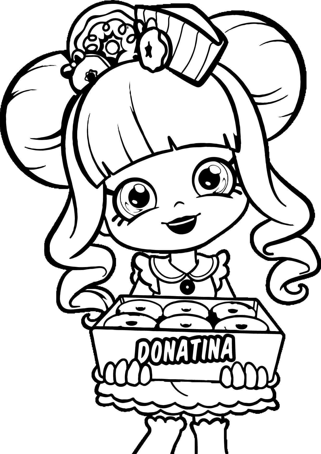 Shopkins Donatina Girl Coloring Page Wecoloringpage 1334x1887 Shopkins Donatina Girl Coloring Page Wecoloringpage
