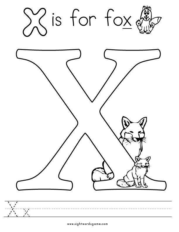 X Coloring Pages X Coloring Pages Free 612x790 X Coloring Pages X Coloring Pages Free