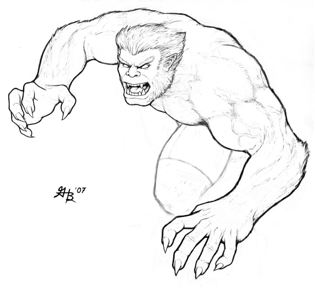 X Men Coloring Pages Beast 1024x972 X Men Coloring Pages Beast