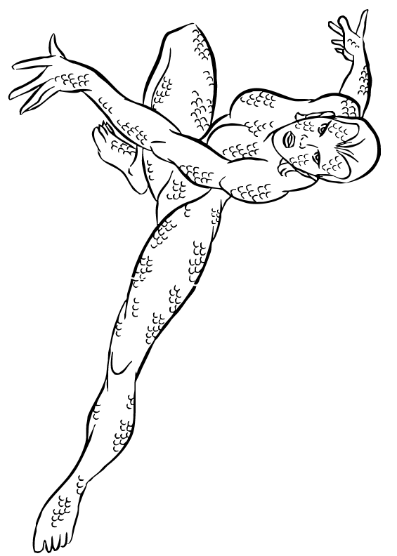 Mystique Coloring Pages 565x792 Mystique Coloring Pages