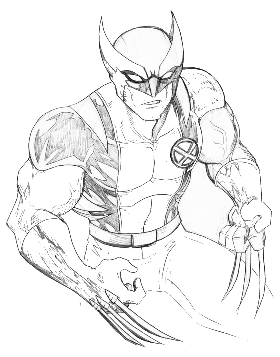 939x1200 Wolverine And The X Men Coloring Pages