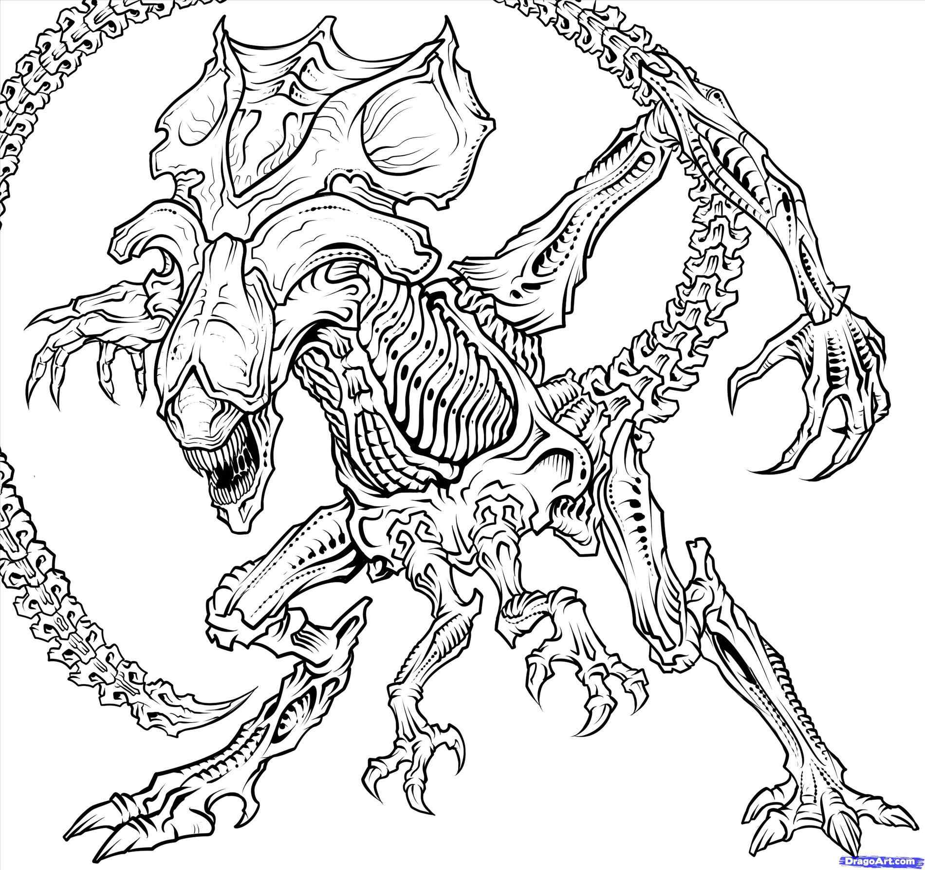 1900x1788 Xenomorph Queen Coloring Pages Online Coloring Printable