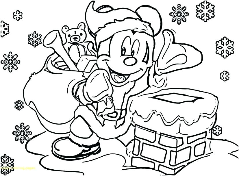 827x609 Xmas Coloring Pages