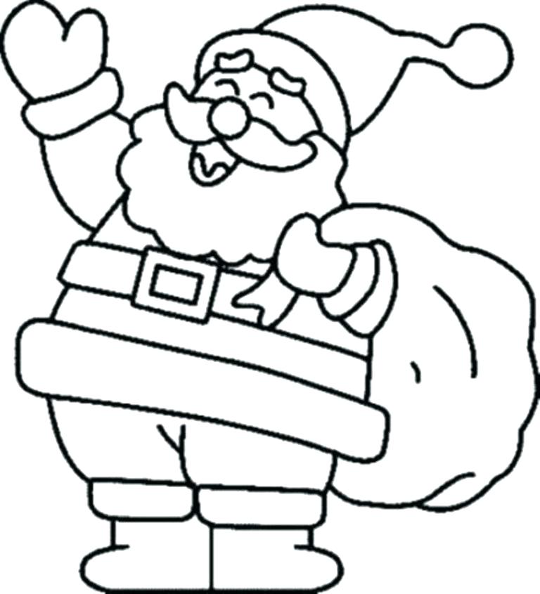 768x845 Xmas Coloring Pictures