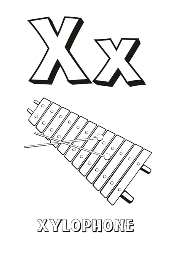 Xylophone Coloring Page at GetColorings.com | Free printable colorings ...