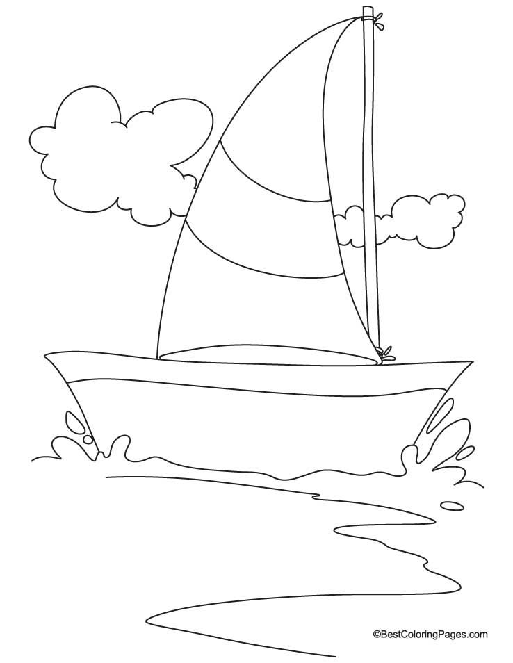 738x954 Sailing Yacht Coloring Page Download Free Sailing Yacht Coloring