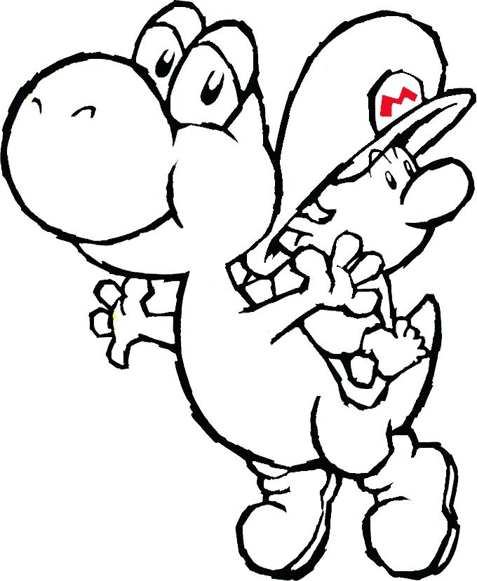 680x829 Yoshi Coloring Page This Is Coloring Page Pictures Super Bros