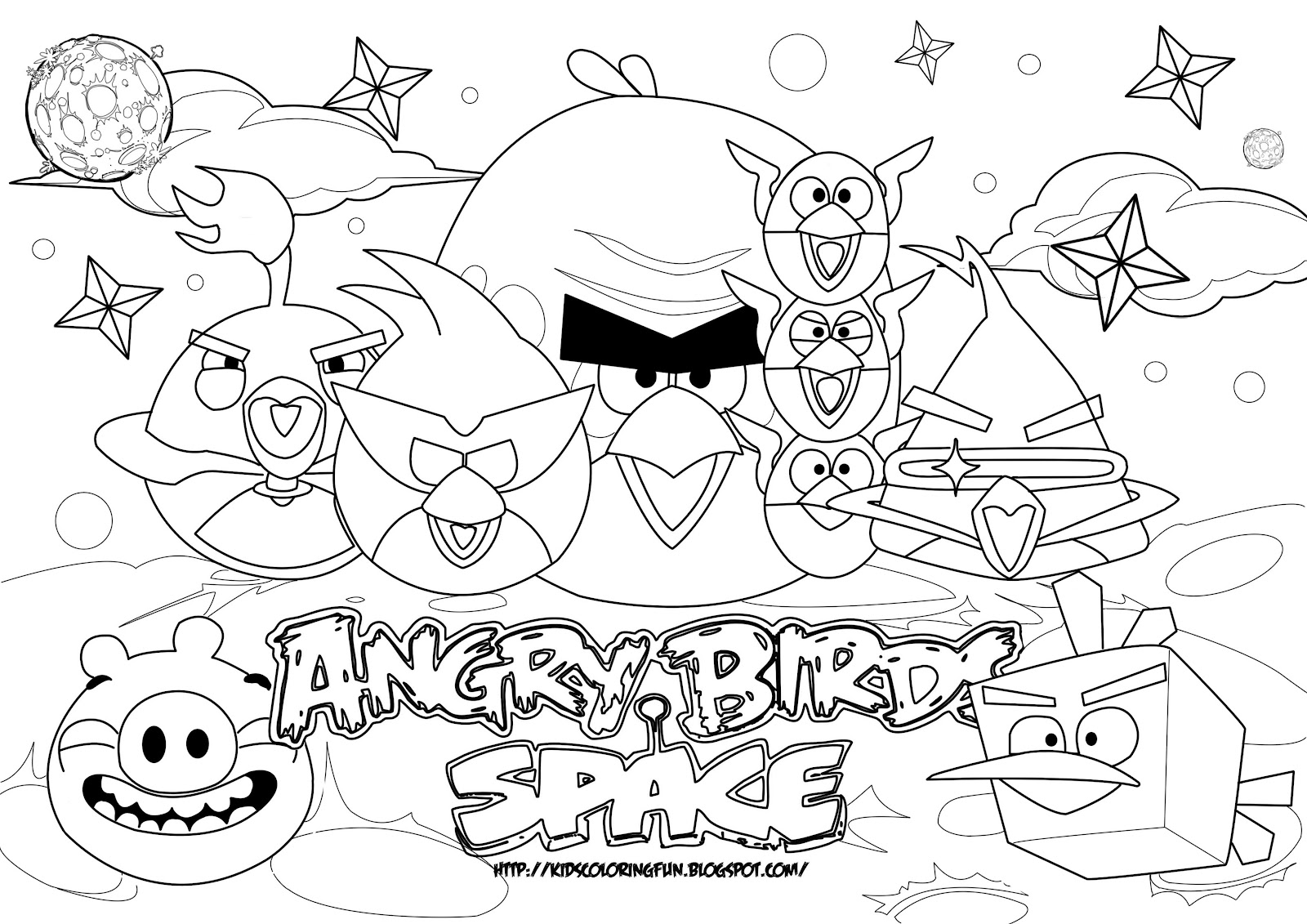 Angry Birds Space Coloring Pages Yellow Bird Coloringstar 1600x1131 Angry Birds Space Coloring Pages Yellow Bird Coloringstar