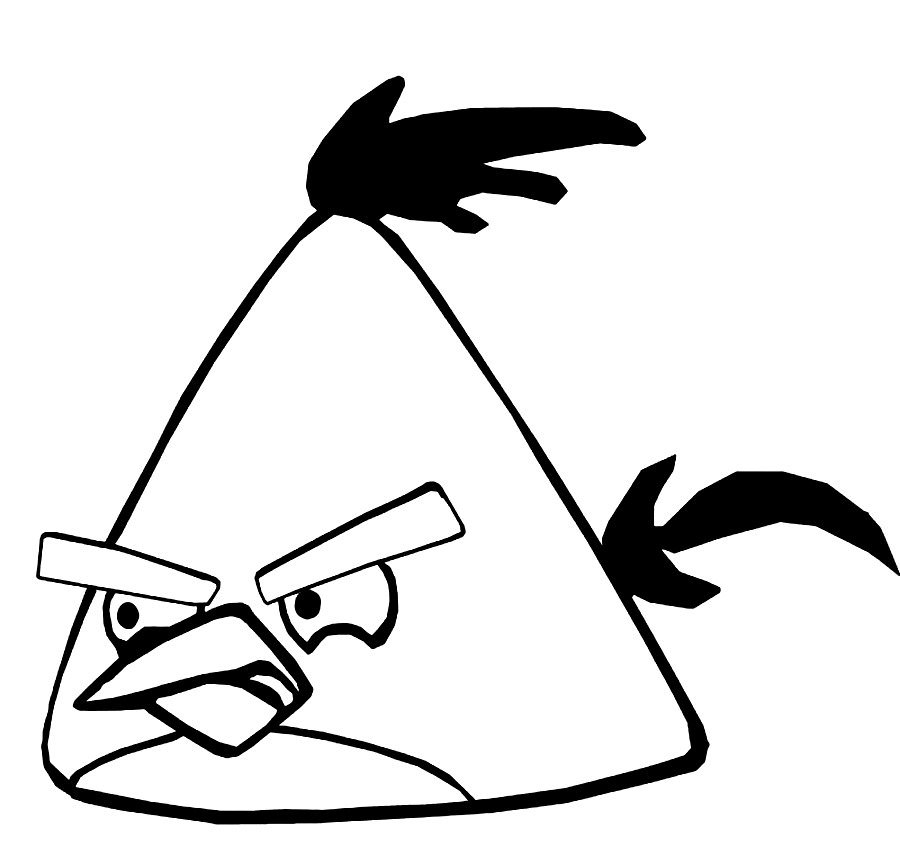 Angry Birds Yellow Bird Coloring Pages 900x856 Angry Birds Yellow Bird Coloring Pages