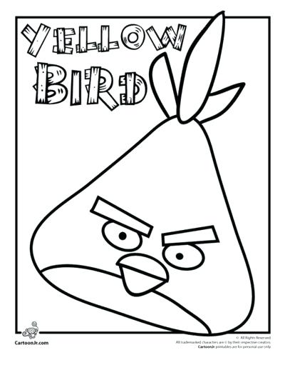 Coloring Pages Flowers In A Vase Angry Birds Yellow Bird Page L 400x518 Coloring Pages Flowers In A Vase Angry Birds Yellow Bird Page L