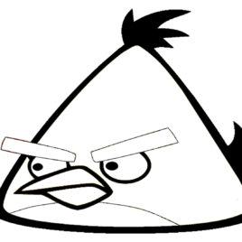 Angry Birds Coloring Pages Yellow Bird Coloringstar Yellow Bird 268x268 Angry Birds Coloring Pages Yellow Bird Coloringstar Yellow Bird
