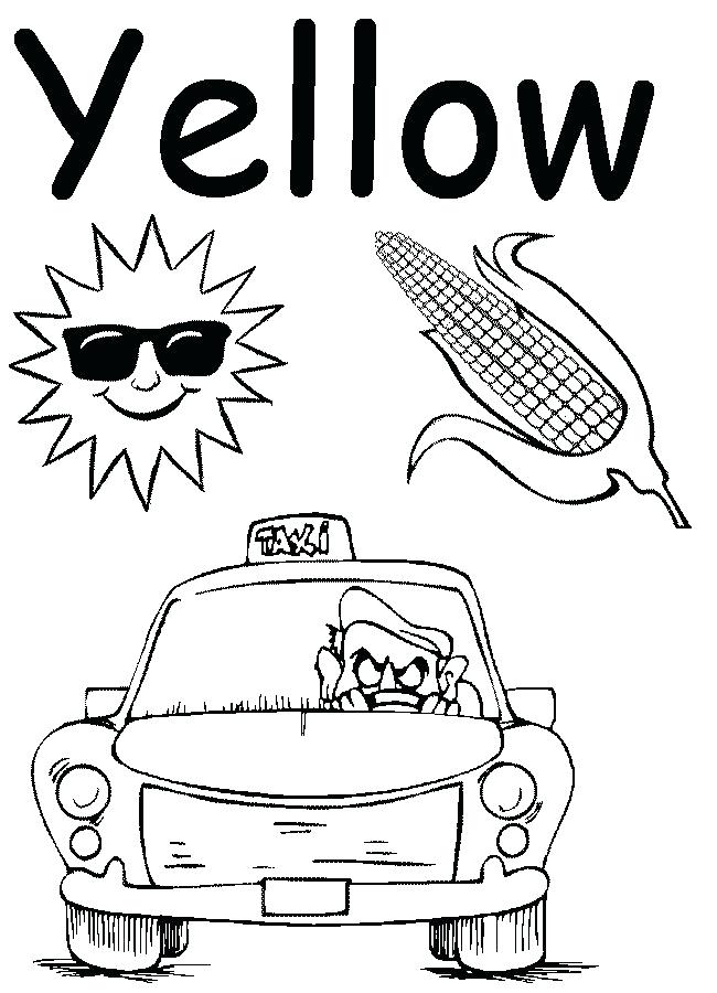 650x900 Yellow Coloring Page Yellow Coloring Page Yellow Lime Coloring