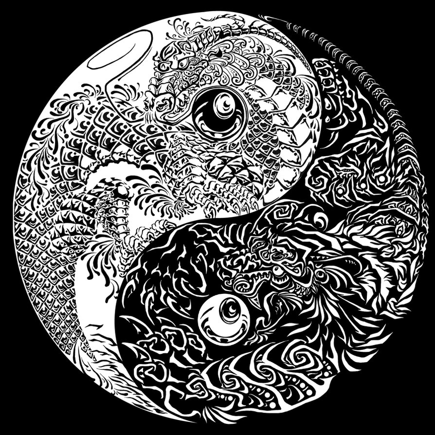 894x894 Coloring Yin Yang Gratuit