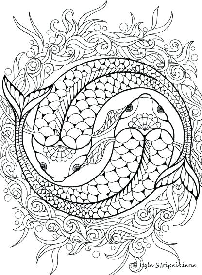 Free Yin Yang Coloring Pages 416x567 Free Yin Yang Coloring Pages