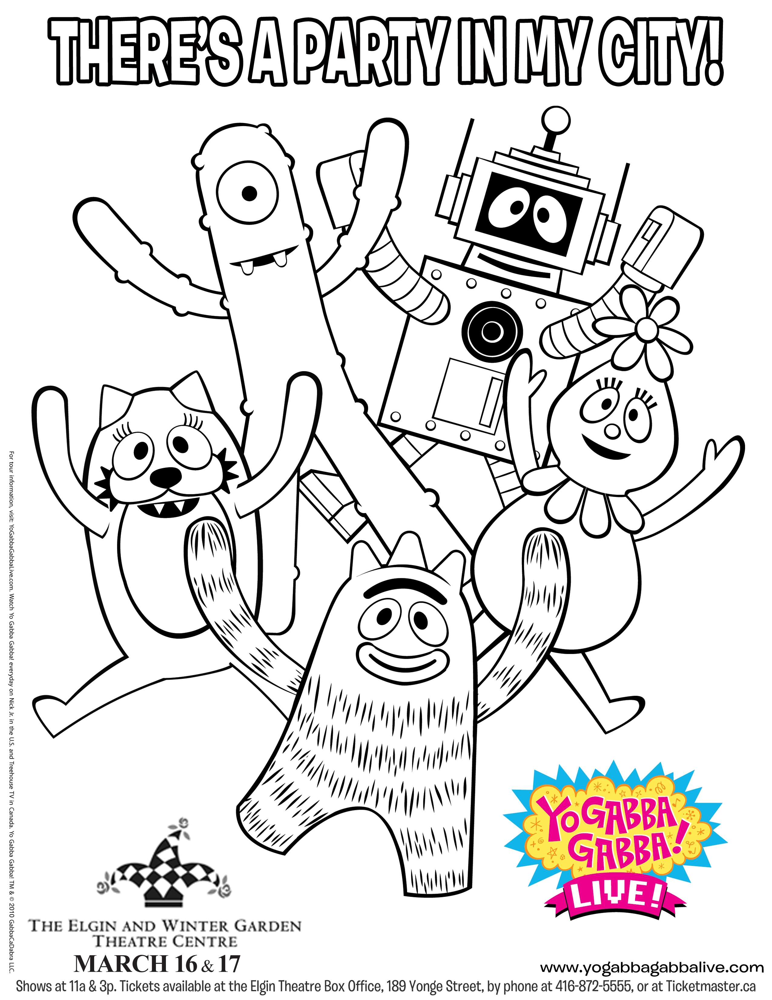 2550x3300 Coloring Yo Gabba Coloring Pages Delightful Ideas Free Printable
