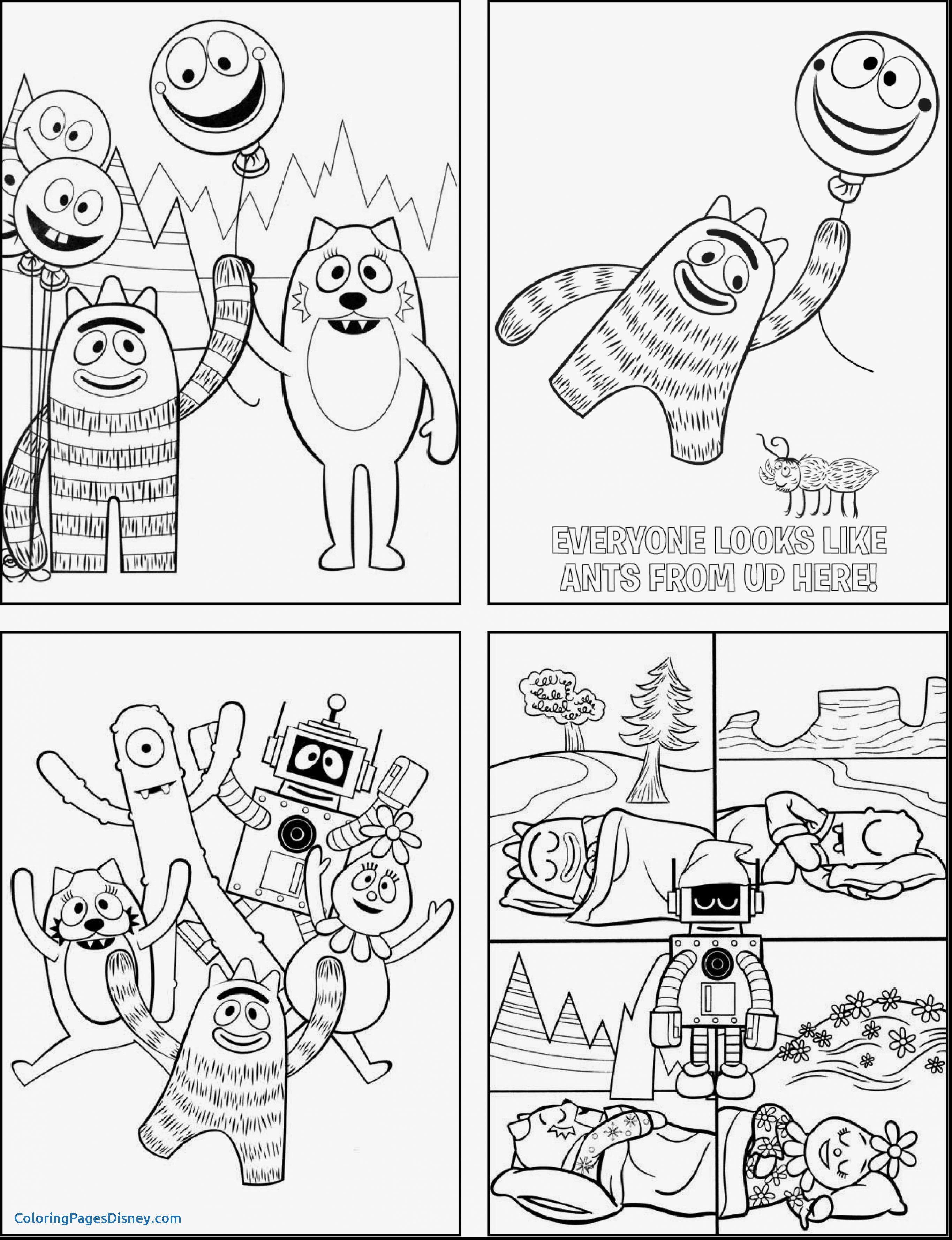 2730x3555 Lovely Yo Gabba Gabba! Coloring Pages