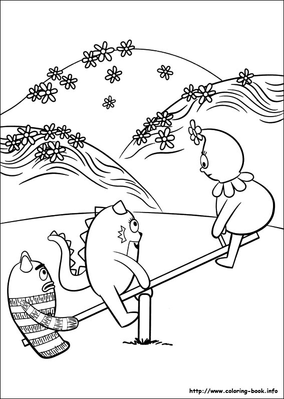 Yo Gabba Gabba! Coloring Pages On Coloring 567x794 Yo Gabba Gabba! Coloring Pages On Coloring