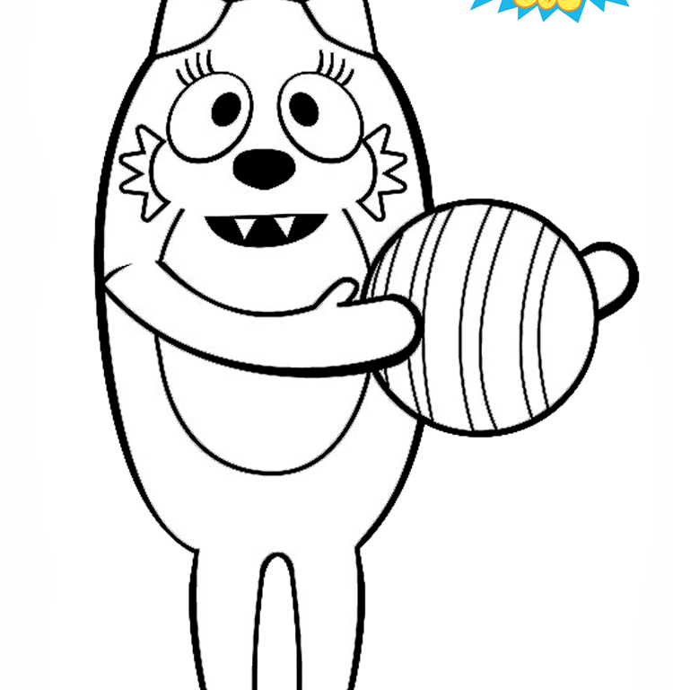 Yo Gabba Gabba Coloring Pages Yo Gabba Coloring Pages 750x768 Yo Gabba Gabba Coloring Pages Yo Gabba Coloring Pages